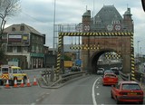englische H�henkontrolle von 1897 - Blackwall Tunnel in London