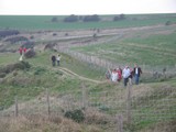 Spaziergang l�ngs der Klippen