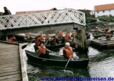 Ablegen vom Steg